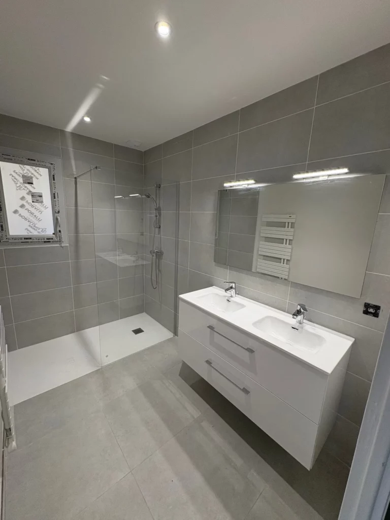 aménagement de salle d'eau plomberie et sanitaire à Neuville sur Ain