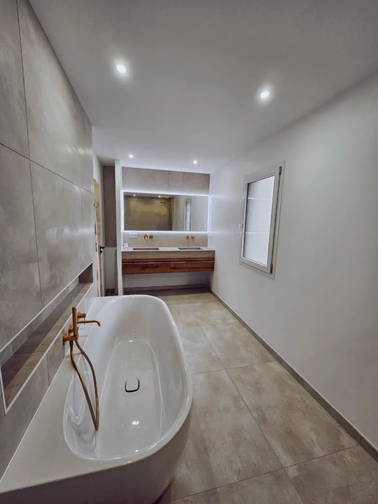 rénovation de sanitaire et plomberie à Neuville sur Ain